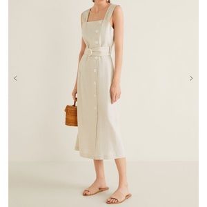 MANGO linen dress